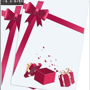 30 PCs 10x13 Pink  Designer Poly Mailers